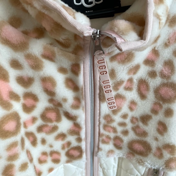 NWOT UGG Leopard quilted fleece Jacket ❄️ - Picture 3 of 5